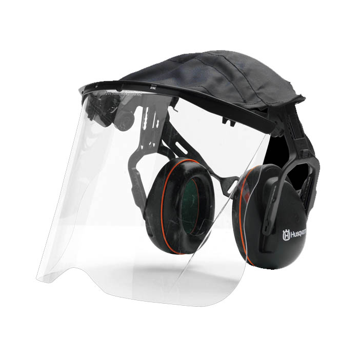 Husqvarna Ear Muffs and Clear Visor